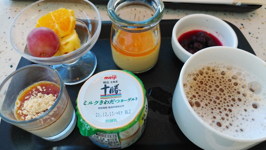 札幌プリンスホテルの朝食はスイーツもたくさんあり
