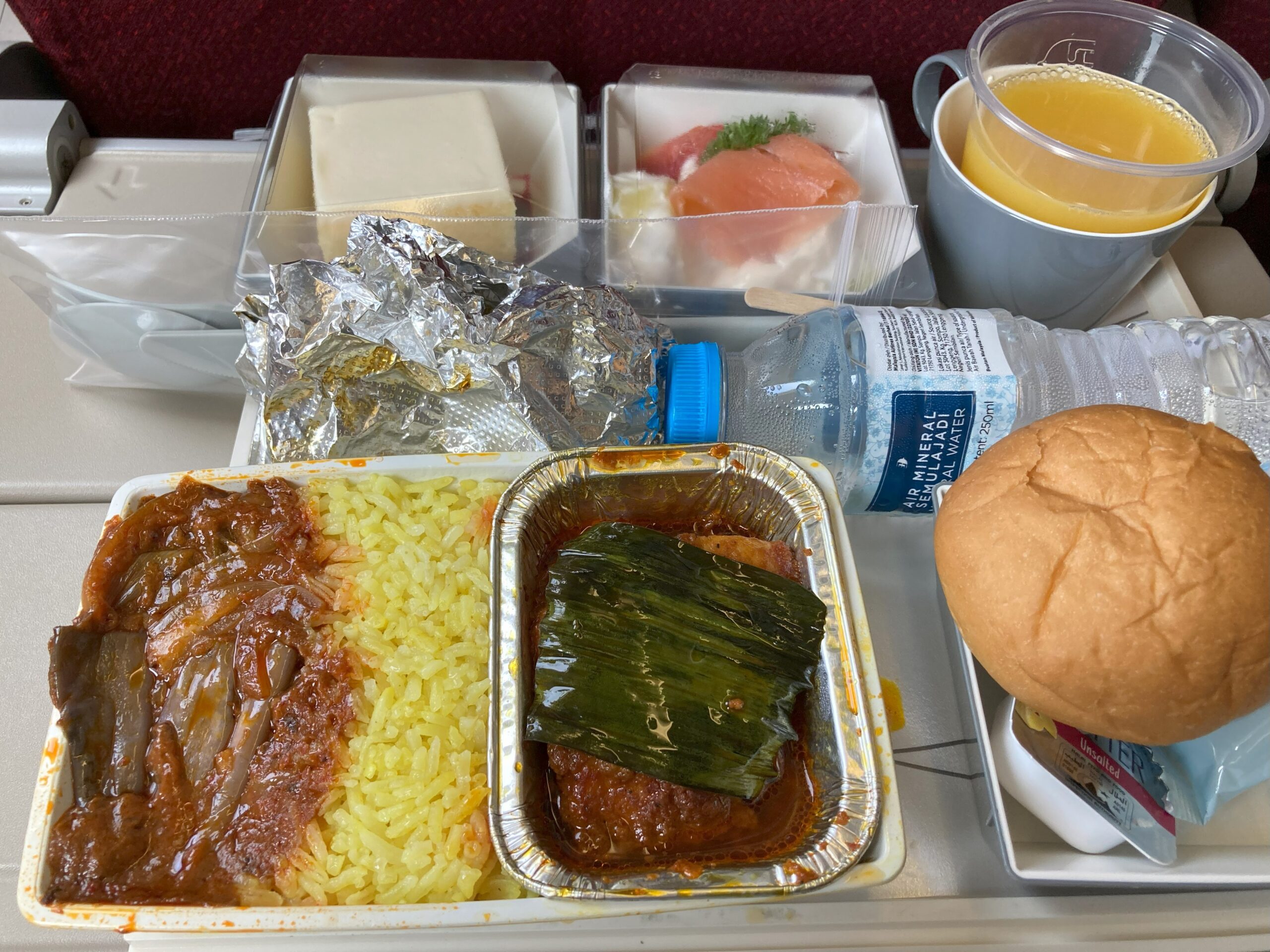 マレーシア航空機内食