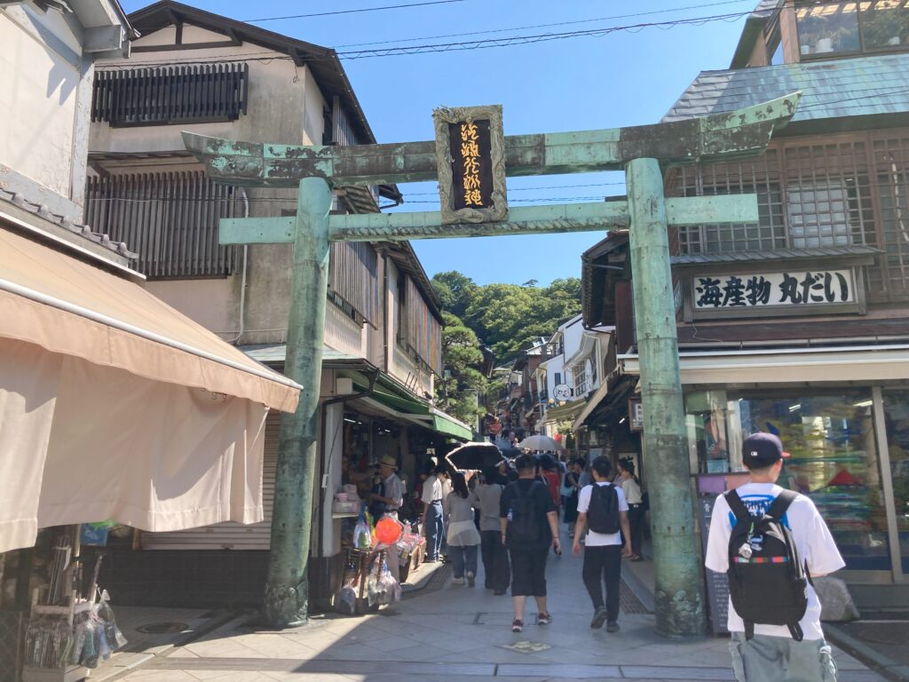 江島神社青銅鳥居