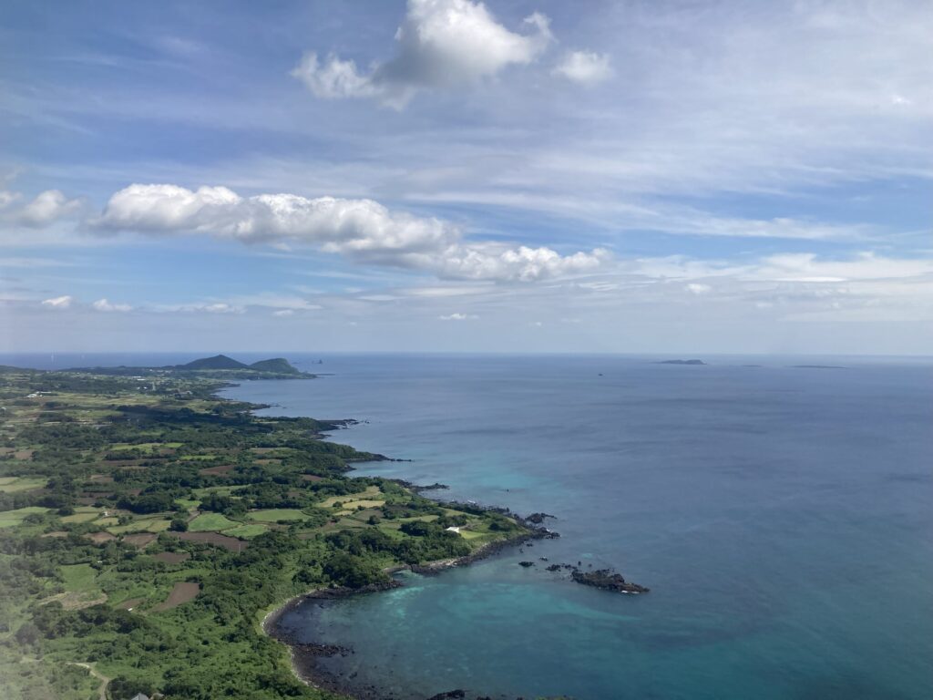 福江島の海岸線