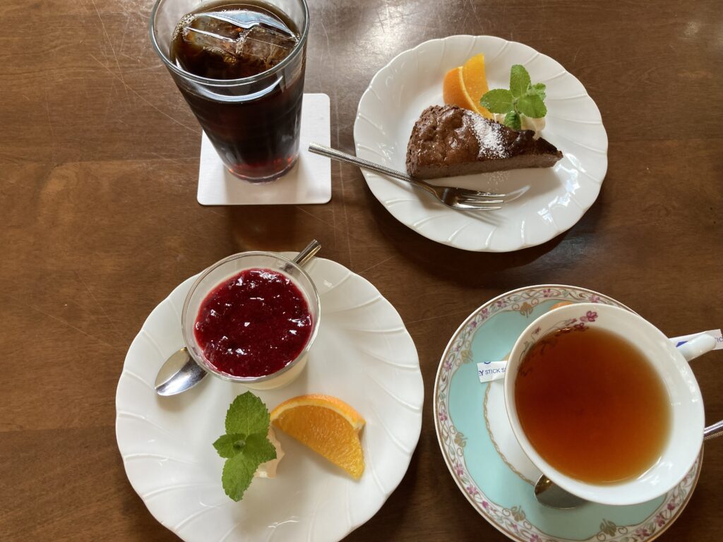 Cafe遊民のデザートセット