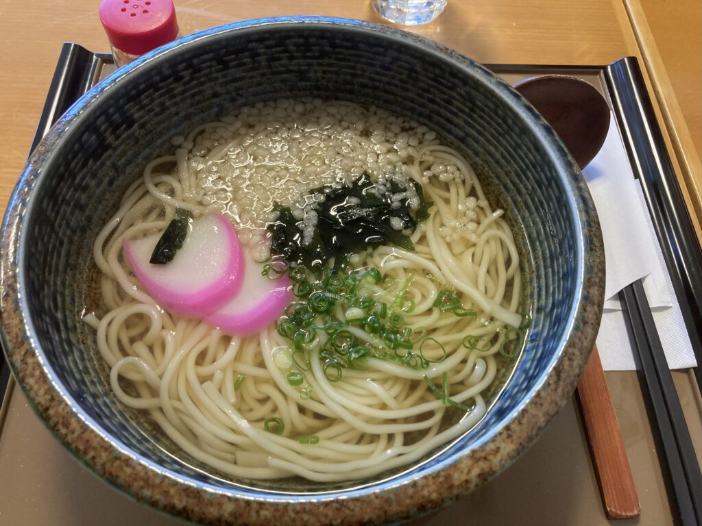 レストランカメリアの五島うどん