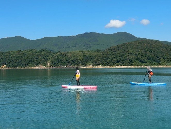 福江島でサップ
