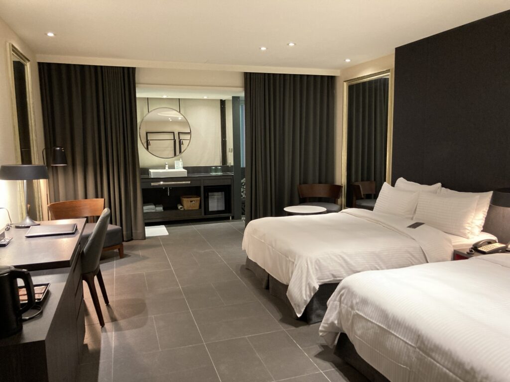 La Inn のアップグレードしてもらった部屋