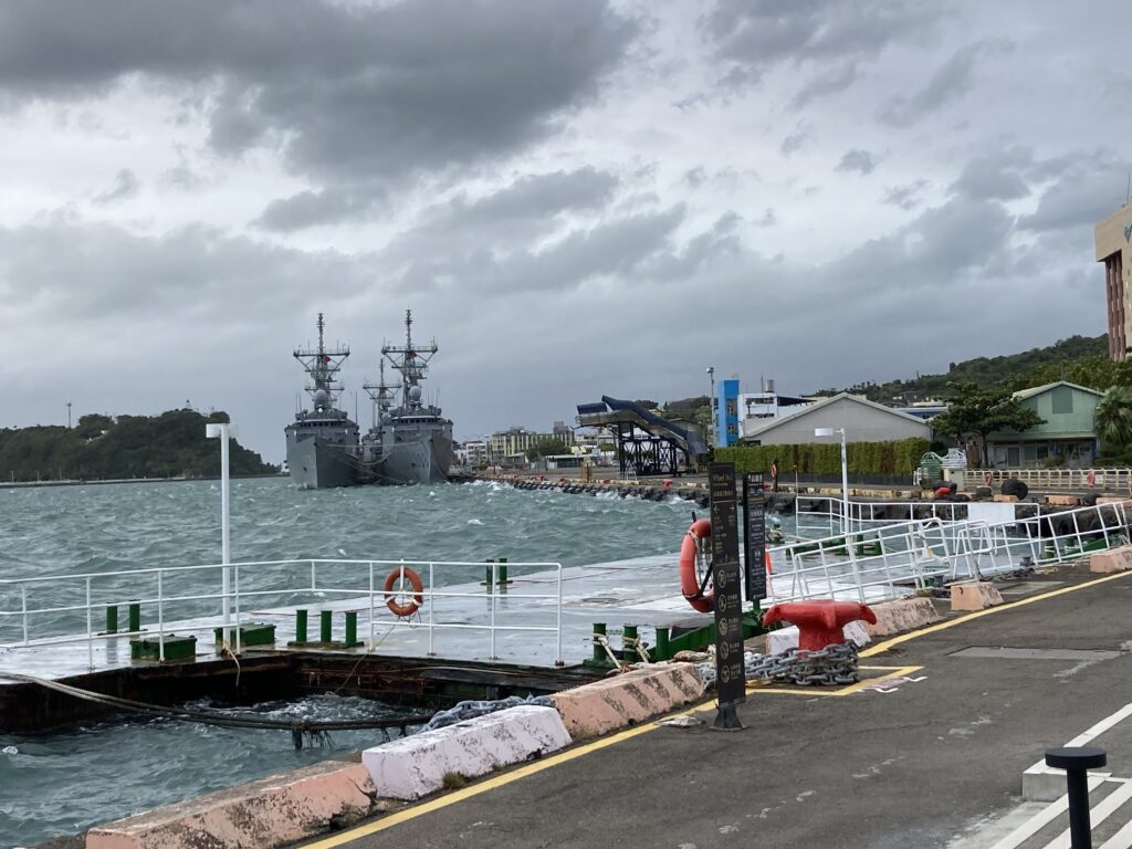 旗津島へのフェリー乗り場