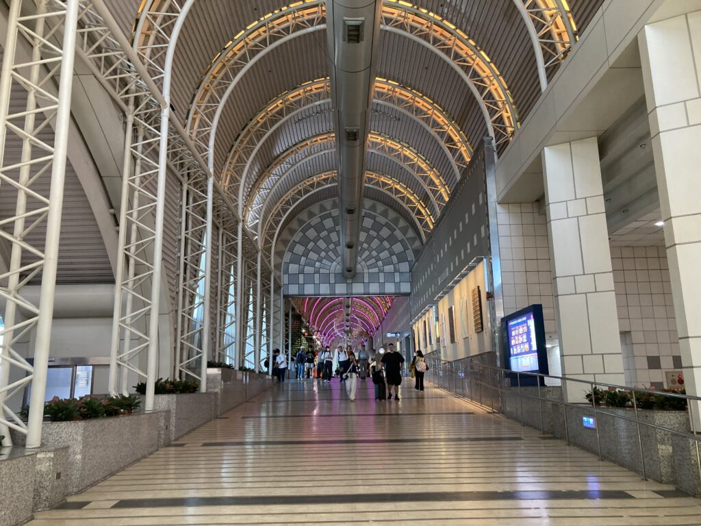 高雄空港出国手続き後